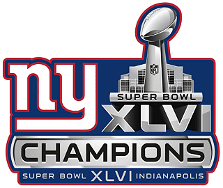 New York Giants 2012 Champion Logo t shirt iron on transfers